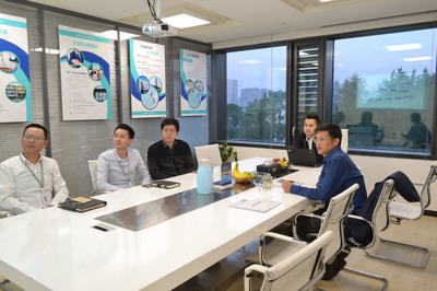 热烈欢迎杭州上城区科技局领导莅临创绿家指导